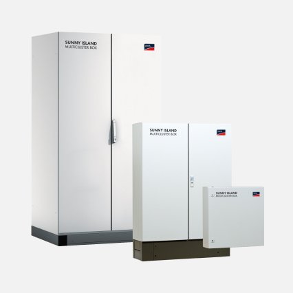 Skrzynki typu multicluster do Sunny Island